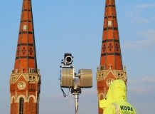 Laserscanneraufnahme für Schadensdokumentation
der Kirche St. Karl 
Borromäus, Wien - Für eine größere Darstellung bitte auf das Bild klicken