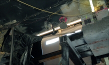 Konsole nach Entfernung des Fußbodens der 1. Stocks - Für eine größere Darstellung bitte auf das Bild klicken Konsole nach Entfernung des Fußbodens der 1. Stocks - Für eine größere Darstellung bitte auf das Bild klicken