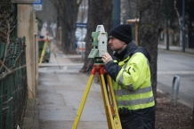 Vermessungsarbeiten für den Lage- und Höhenplan der
Bahnlinie Lainzer Straße-Oswaldgasse, Wien - Für eine größere Darstellung bitte auf das Bild klicken Vermessungsarbeiten für den Lage- und Höhenplan der
Bahnlinie Lainzer Straße-Oswaldgasse, Wien - Für eine größere Darstellung bitte auf das Bild klicken